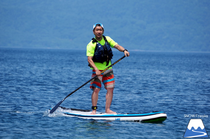 パドルクラブ 話題のアクティビティ『SUP』無料体験試乗会 in 支笏湖